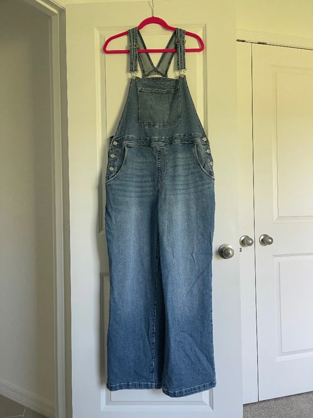 No Boundaries Womens Denim Overalls Size XL